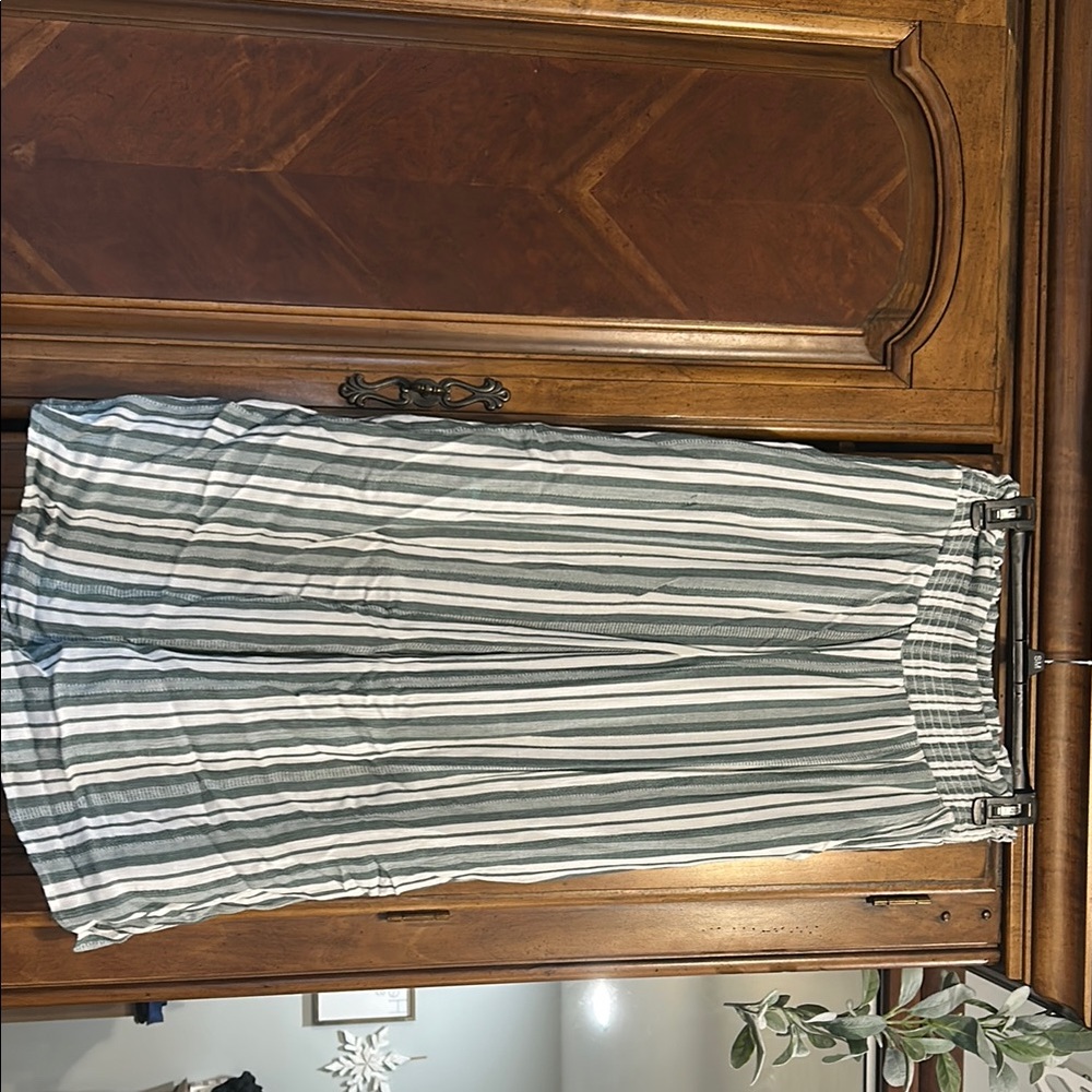 Striped Gray Skirt